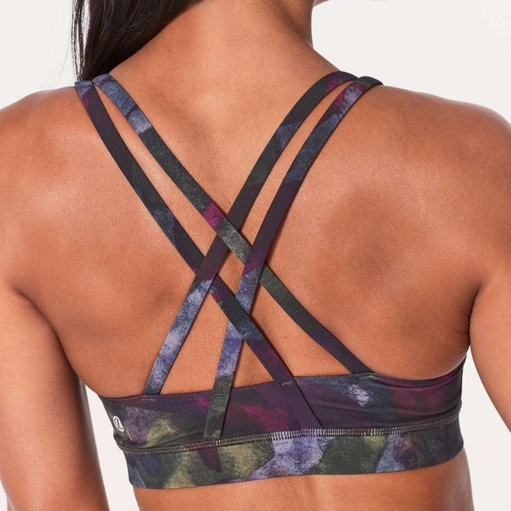 lululemon athletica Women's Colorful Strappy Sports Bra 6